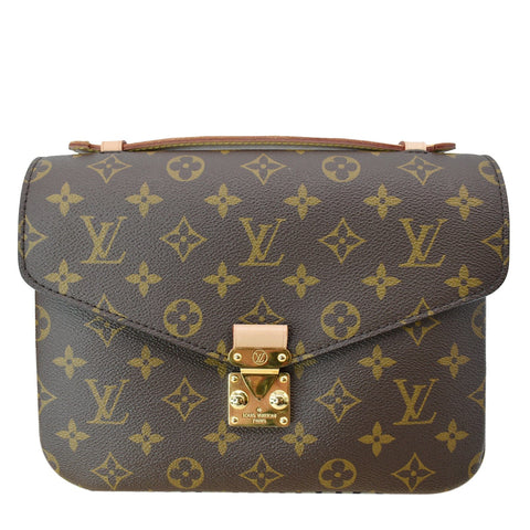 LOUIS VUITTON Metis Pochette Monogram Canvas Crossbody Bag Brown - sold
