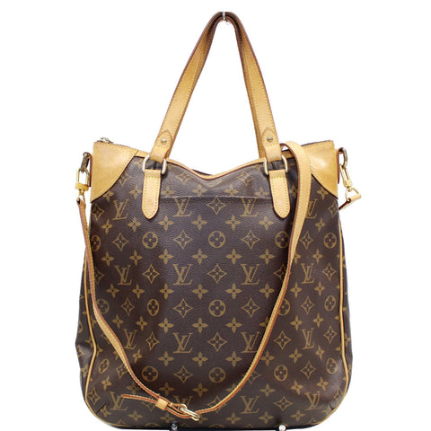 LOUIS VUITTON Odeon GM Monogram Canvas Shoulder Bag Brown