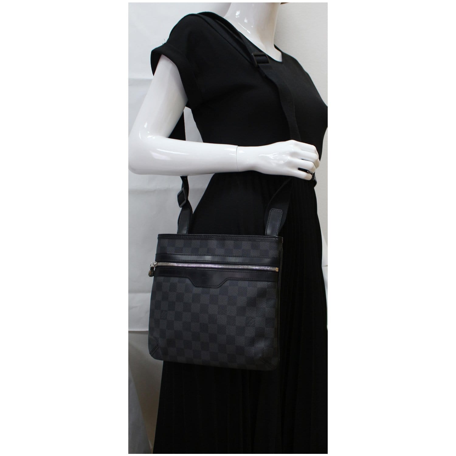 Louis Vuitton 2011 Graphite Damier Thomas Crossbody Bag