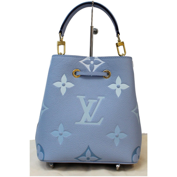LOUIS VUITTON NeoNoe BB Monogram Empreinte Shoulder Bag Summer Blue