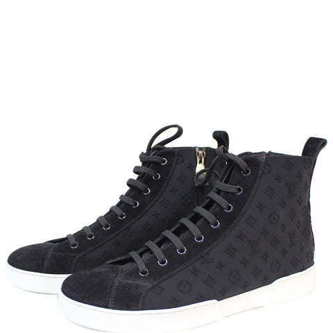 LOUIS VUITTON High Top Suede Sneaker Blue - 15% OFF
