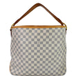 Louis Vuitton Delightful MM Damier Azur Hobo Bag White