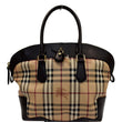 BURBERRY Medium Primrose Haymarket Check Tote Bag Chocolate