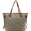 Louis Vuitton Neverfull MM Damier Azur Tote Shoulder Bag