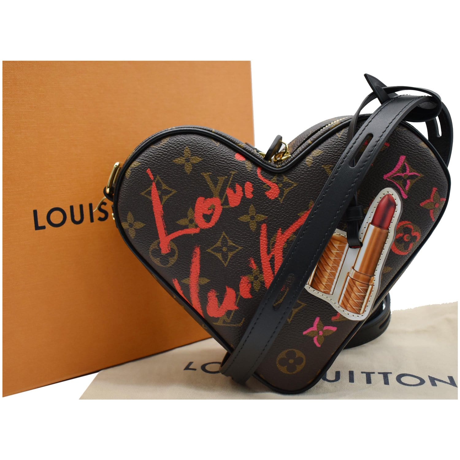 Louis Vuitton Fall In Love Sac Coeur Heart Bag Monogram Limited