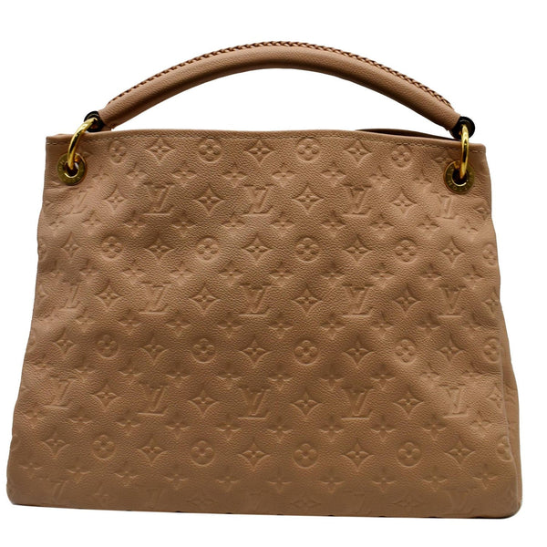 LOUIS VUITTON Artsy MM Empreinte Leather Shoulder Bag Dune