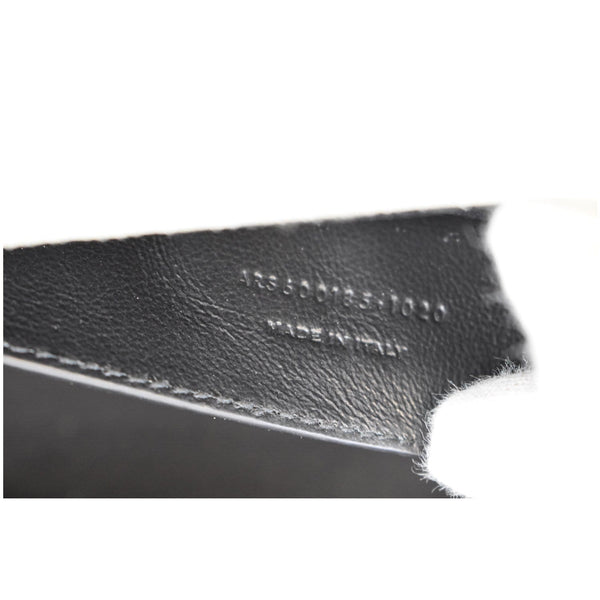 YVES SAINT LAURENT Medium Envelope Matelasse Suede Crossbody Bag Beige