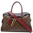 LOUIS VUITTON Tuileries Monogram Canvas Shoulder Bag Brown