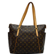 LOUIS VUITTON Totally MM Monogram Canvas Shoulder Bag Brown