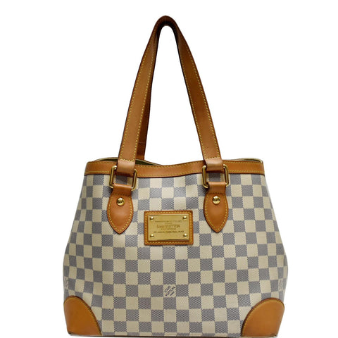 LOUIS VUITTON  Hampstead PM Damier Azur Shoulder Bag White