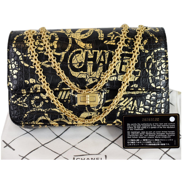 Chanel Reissue 2.55 Crocodile Leather Bag