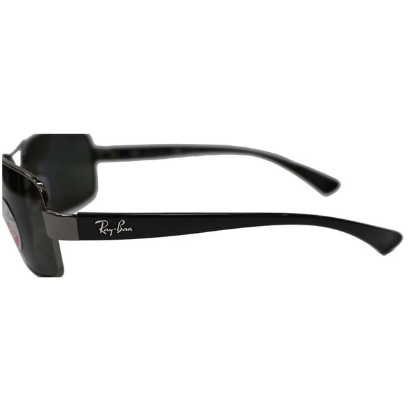 RAY-BAN RB3379 004/58 64 Sunglasses Dark Green Polarized Lens