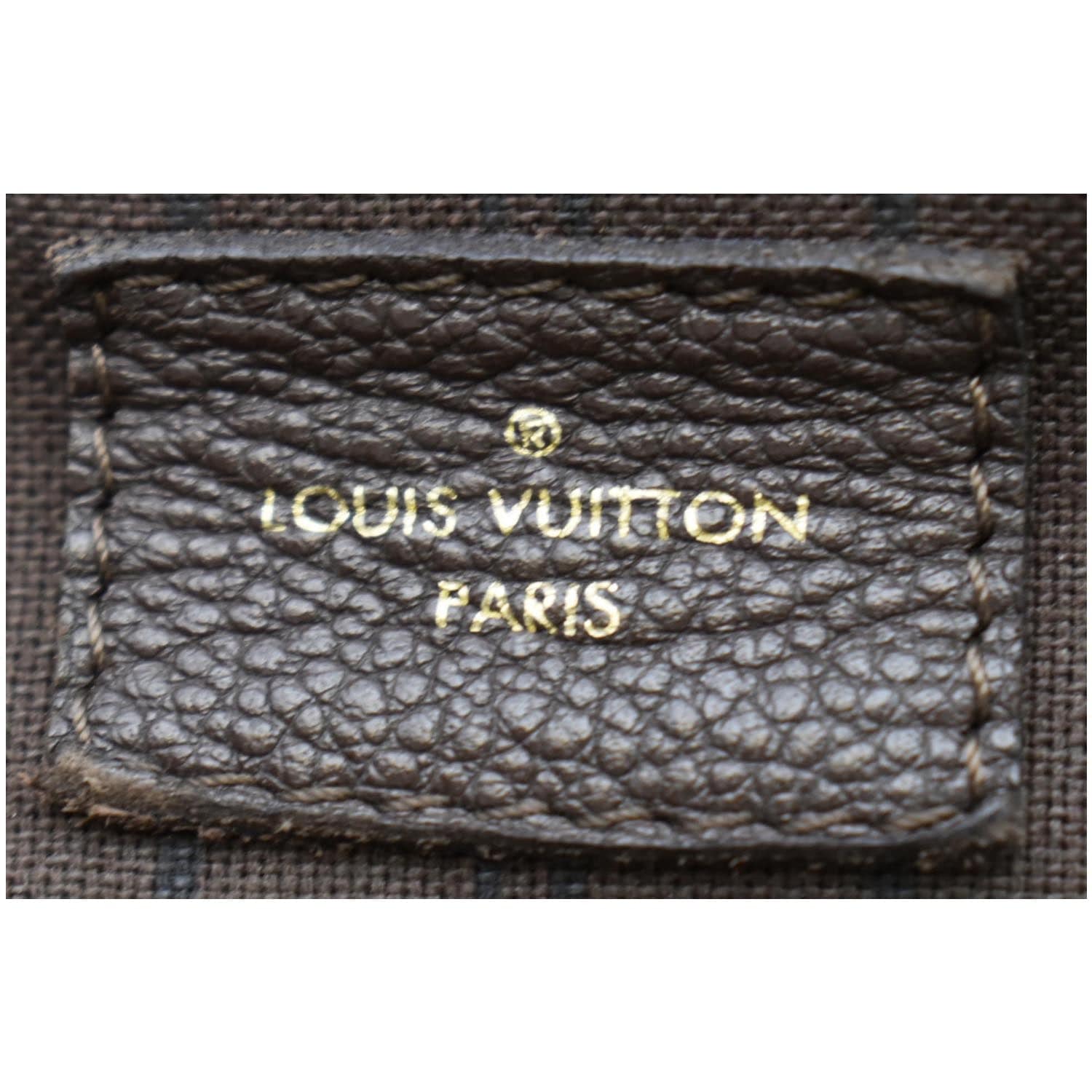 LOUIS VUITTON Speedy 25 Monogram Empreinte Leather Satchel Bag Terre