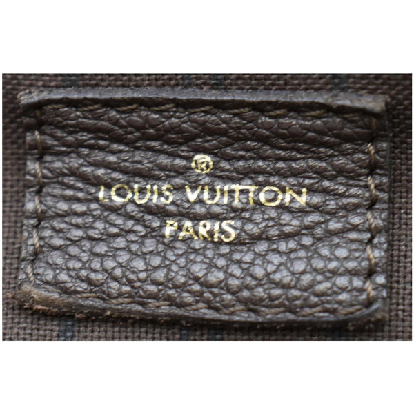LOUIS VUITTON Speedy 25 Monogram Empreinte Leather Satchel Bag Terre