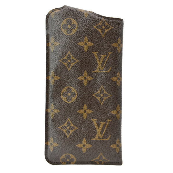 Louis Vuitton Monogram Canvas Sunglasses Case Brown