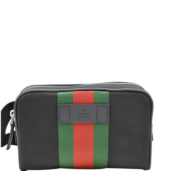 Gucci Web Monogram Canvas Slim Belt Bag - Dallas Handbags