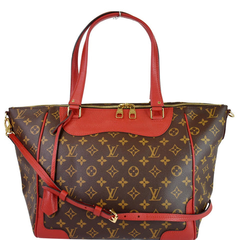 LOUIS VUITTON Estrela NM Monogram Canvas Shoulder Bag Cherry