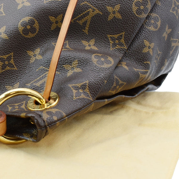 Louis Vuitton Artsy MM Monogram Canvas Hobo Bag Brown