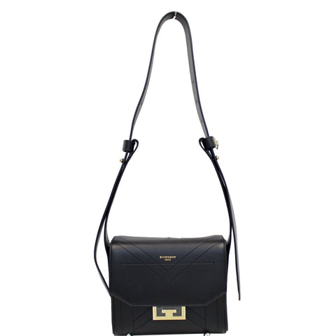 GIVENCHY Small Eden Smooth Leather Shoulder Bag Black