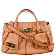 Celine Blossom Leather Top Handle Tote Bag Peach