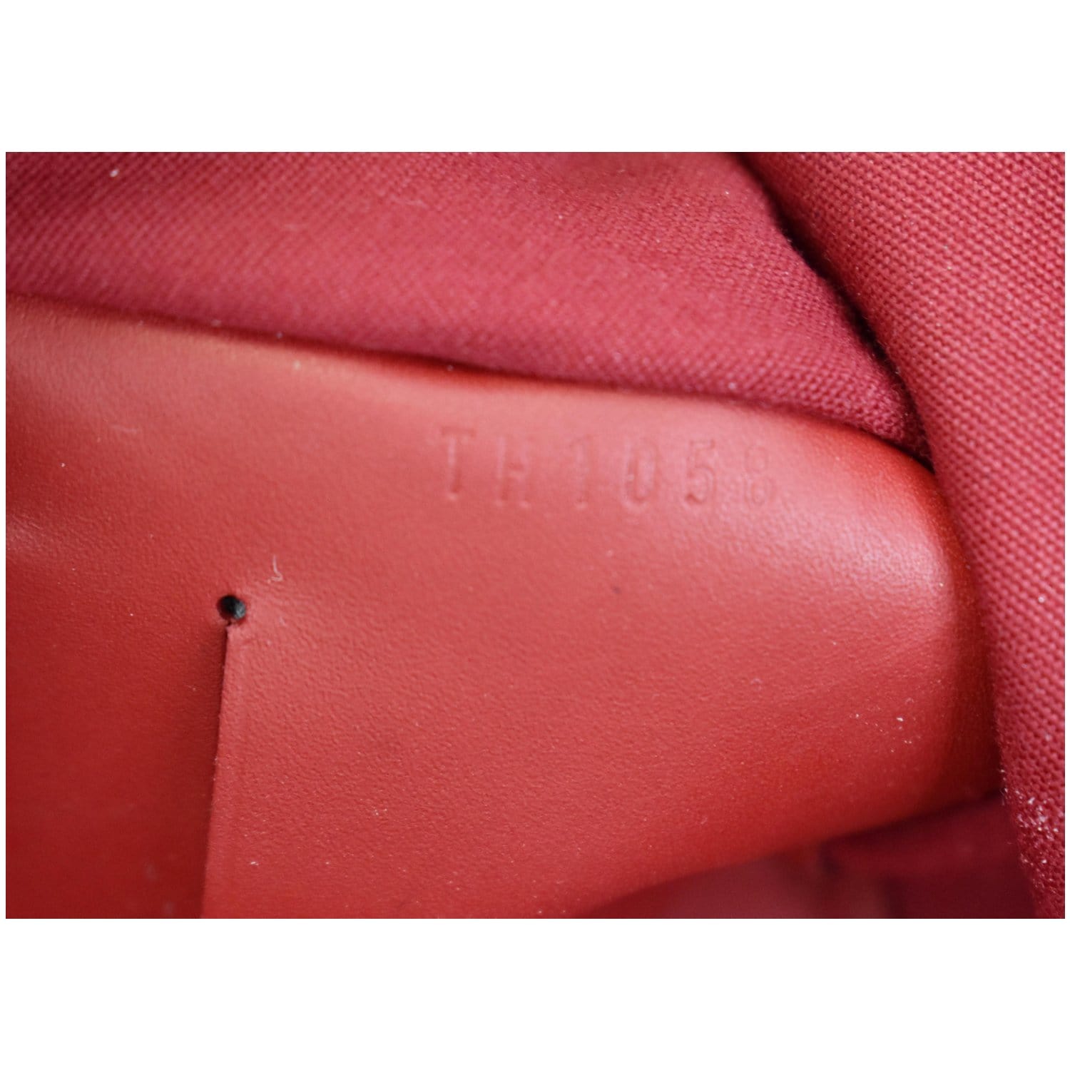 Louis Vuitton red Vernis Monogram Sunset Boulevard mini Excellent