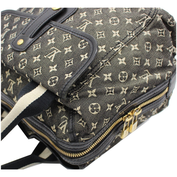 LOUIS VUITTON Sac Mary Kate Mini Lin Monogram Canvas Tote Bag Black