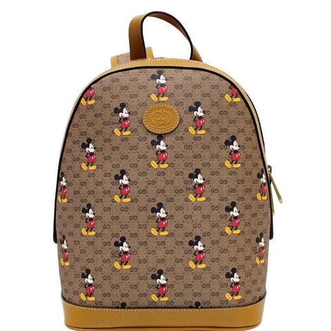 GUCCI Disney x GUCCI Small Supreme Backpack Bag Beige 552884