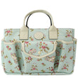 Gucci Children's Floral Print Canvas Bag Light Blue - DDH