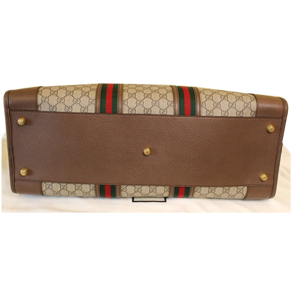 Gucci Ophidia GG Large Carry-On Duffle Bag Beige bottom