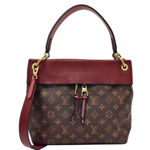 LOUIS VUITTON Tuileries Besace Monogram Canvas Shoulder Bag Rose Bruyere