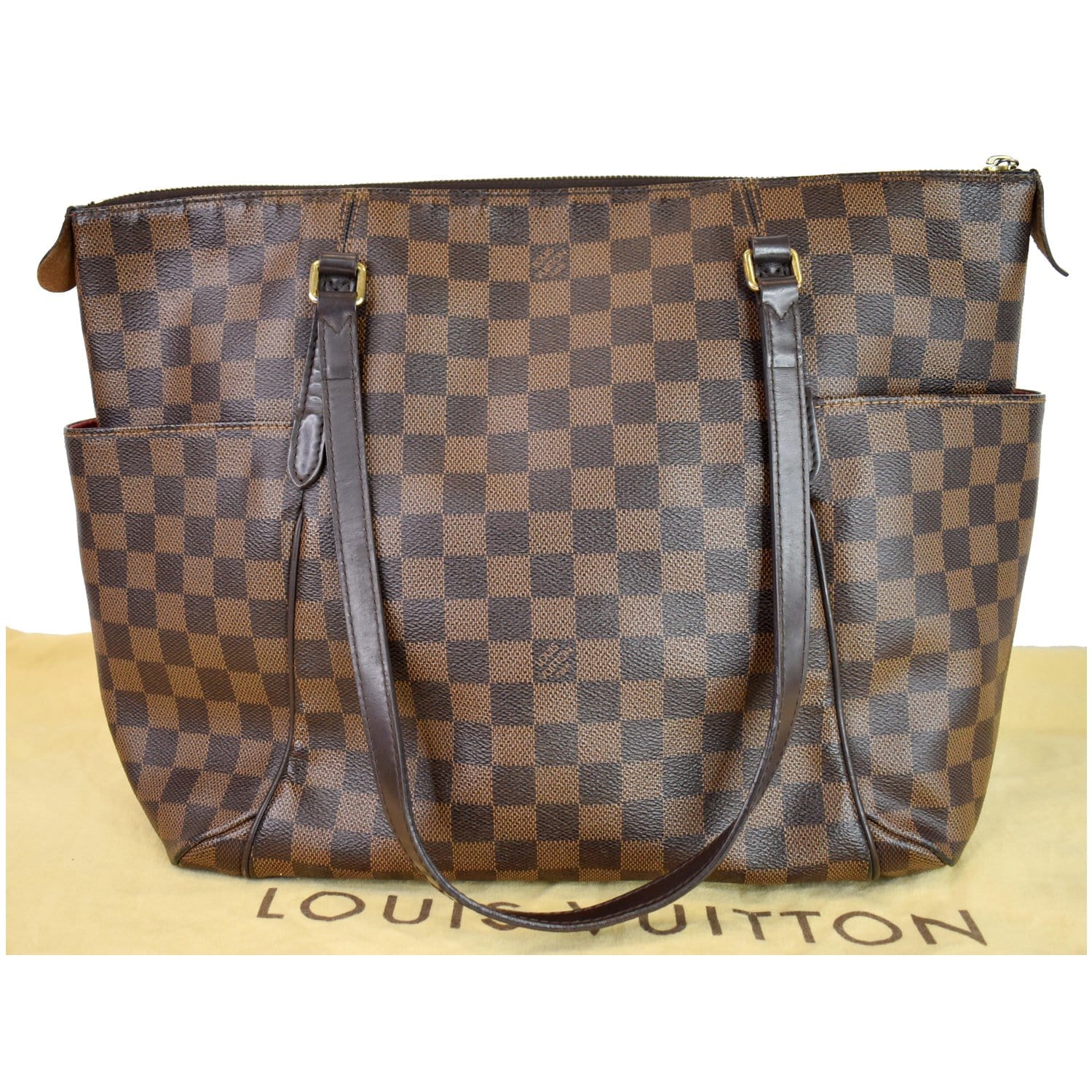Pre-owned Louis Vuitton 2014 Totally Mm Tote Bag In Brown
