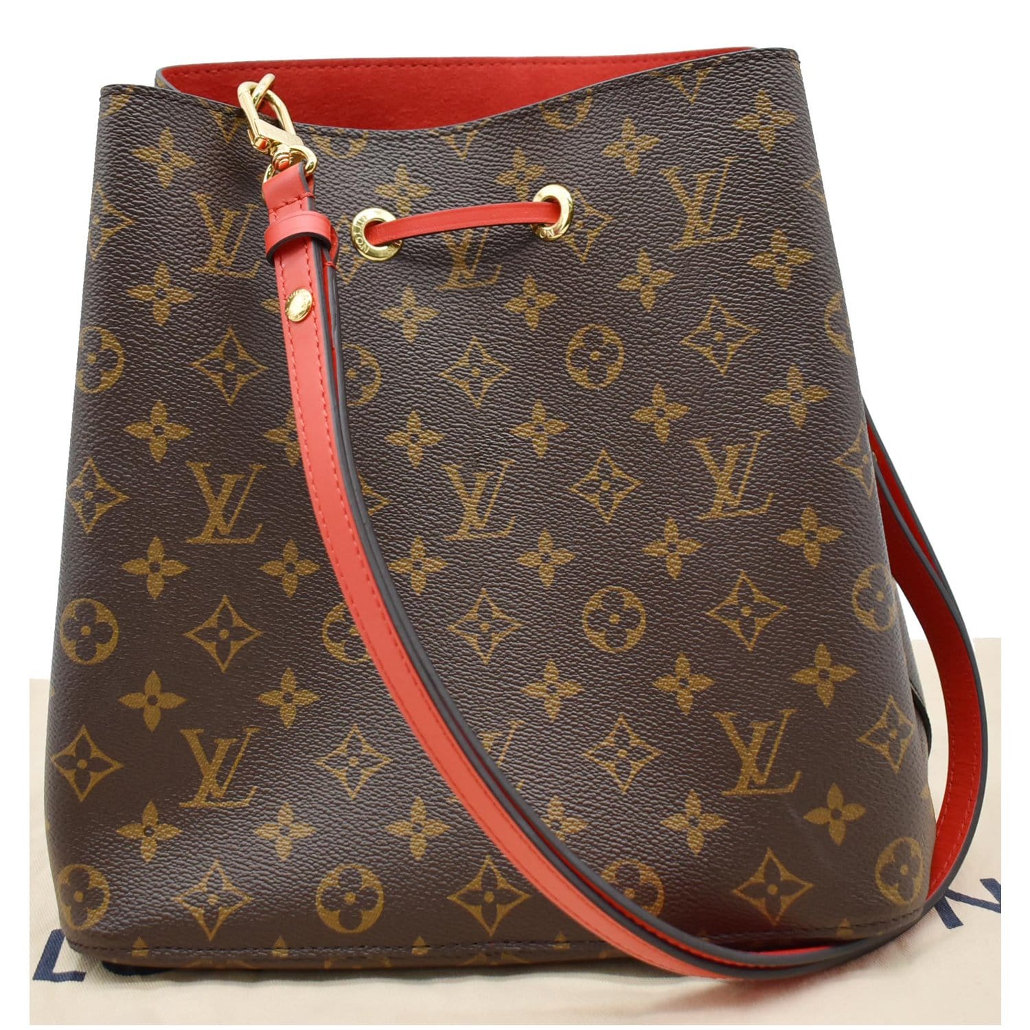 LV Bucket Neo Noe Monogram Canvas Bag, Luxury, Bags & Wallets on
