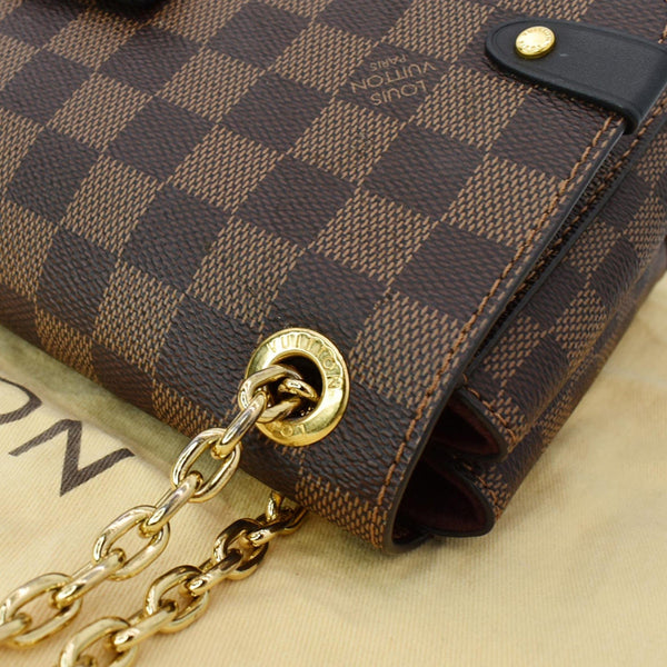 LOUIS VUITTON Vavin PM Damier Ebene Shoulder Bag Brown