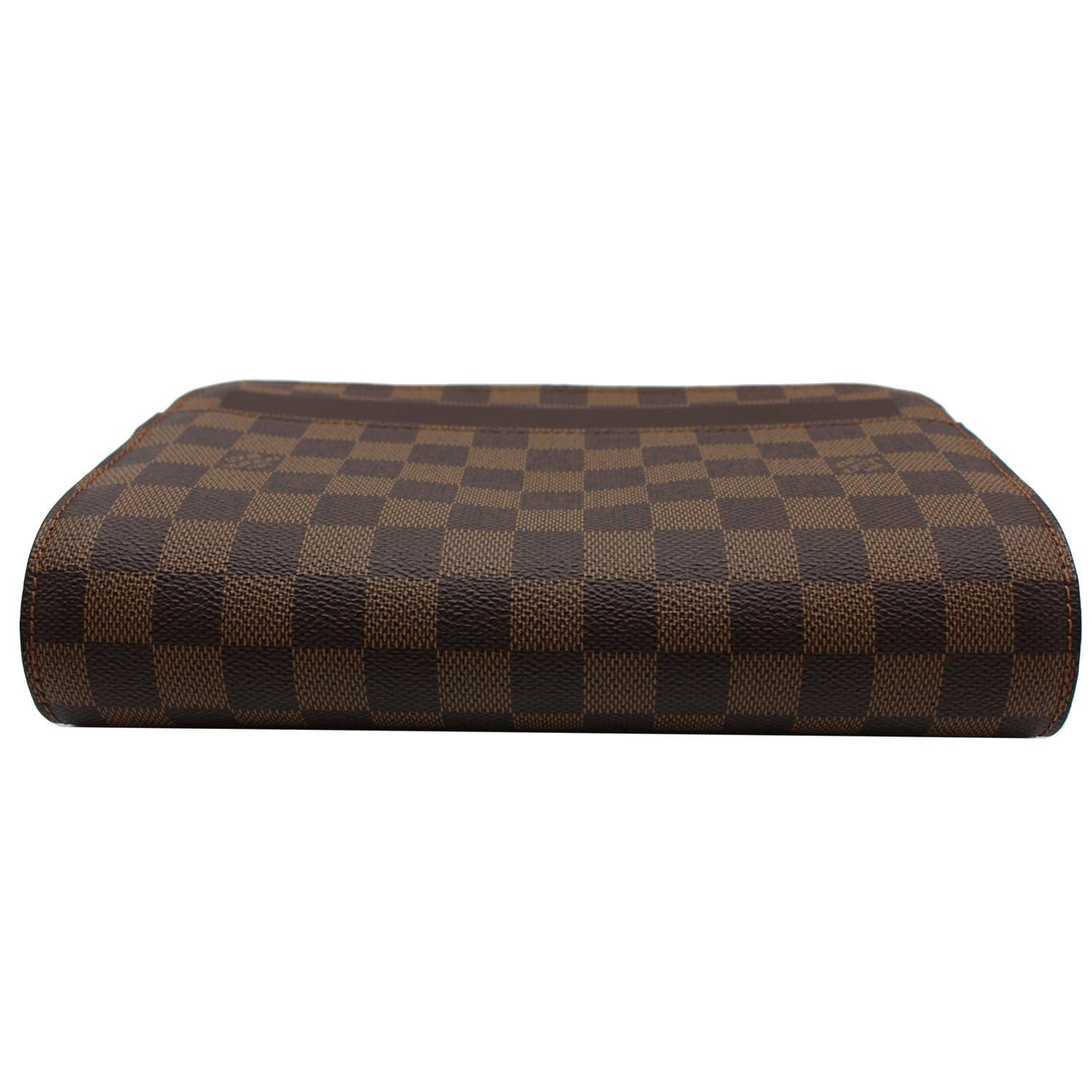 Louis Vuitton Pochette Saint Louis Clutch Damier Ebene Canvas Leather –