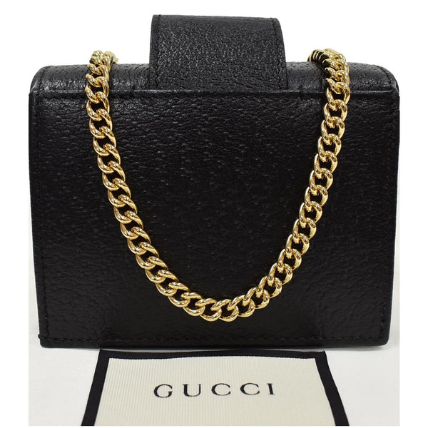 Gucci GG Small Coin Leather Chain Wallet preview - DDH