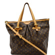 LOUIS VUITTON Palermo GM Monogram Canvas Tote Bag Brown