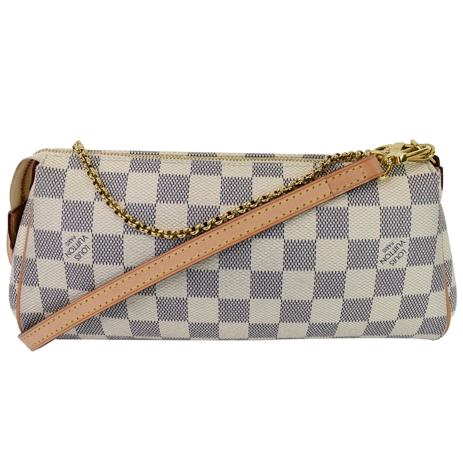 Louis Vuitton Damier Azur Pochette Eva Crossbody 2way Bag 863189