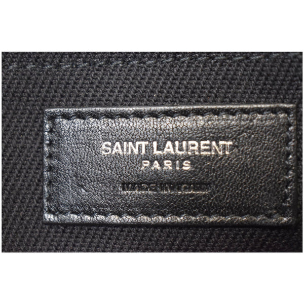 YVES SAINT LAURENT Rive Gauche Leather Tote Bag Black