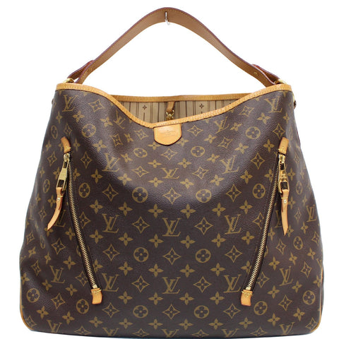 LOUIS VUITTON Delightful GM Monogram Canvas Shoulder Bag Brown