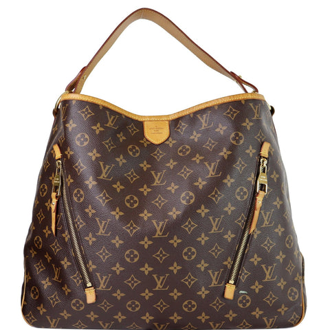 LOUIS VUITTON Delightful GM Monogram Canvas Shoulder Bag Brown