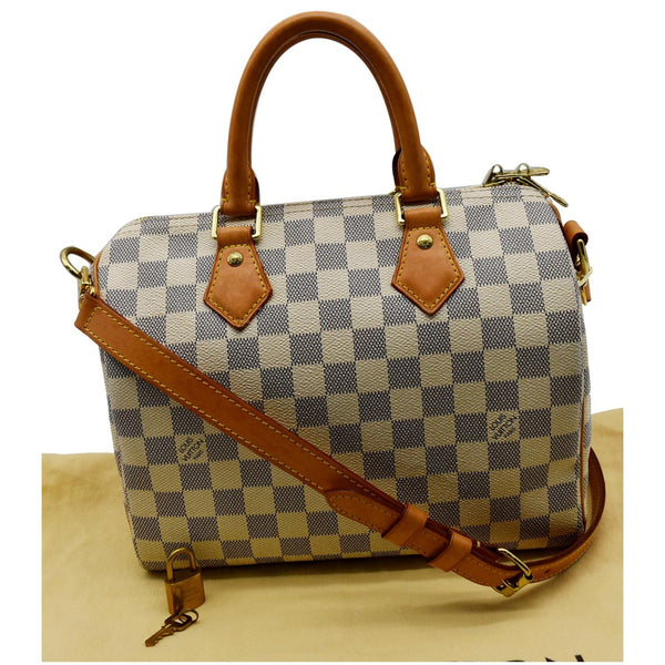 Louis Vuitton Speedy 25 Bandouliere Damier Azur handbag