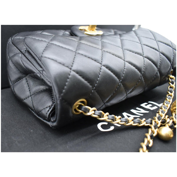 Chanel Pearl Crush Mini Rectangular Flap Quilted Leather Bag