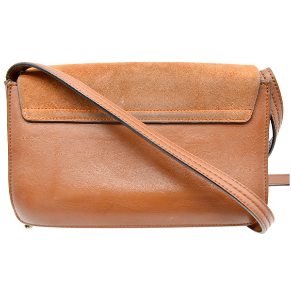 CHLOE Faye Small Suede Leather Shoulder Bag Brown