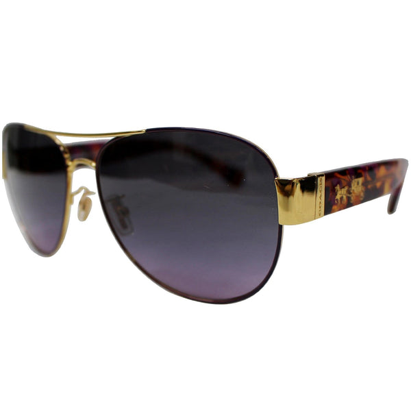COACH HC7059 Sunglasses Grey Purple Gradient Lens