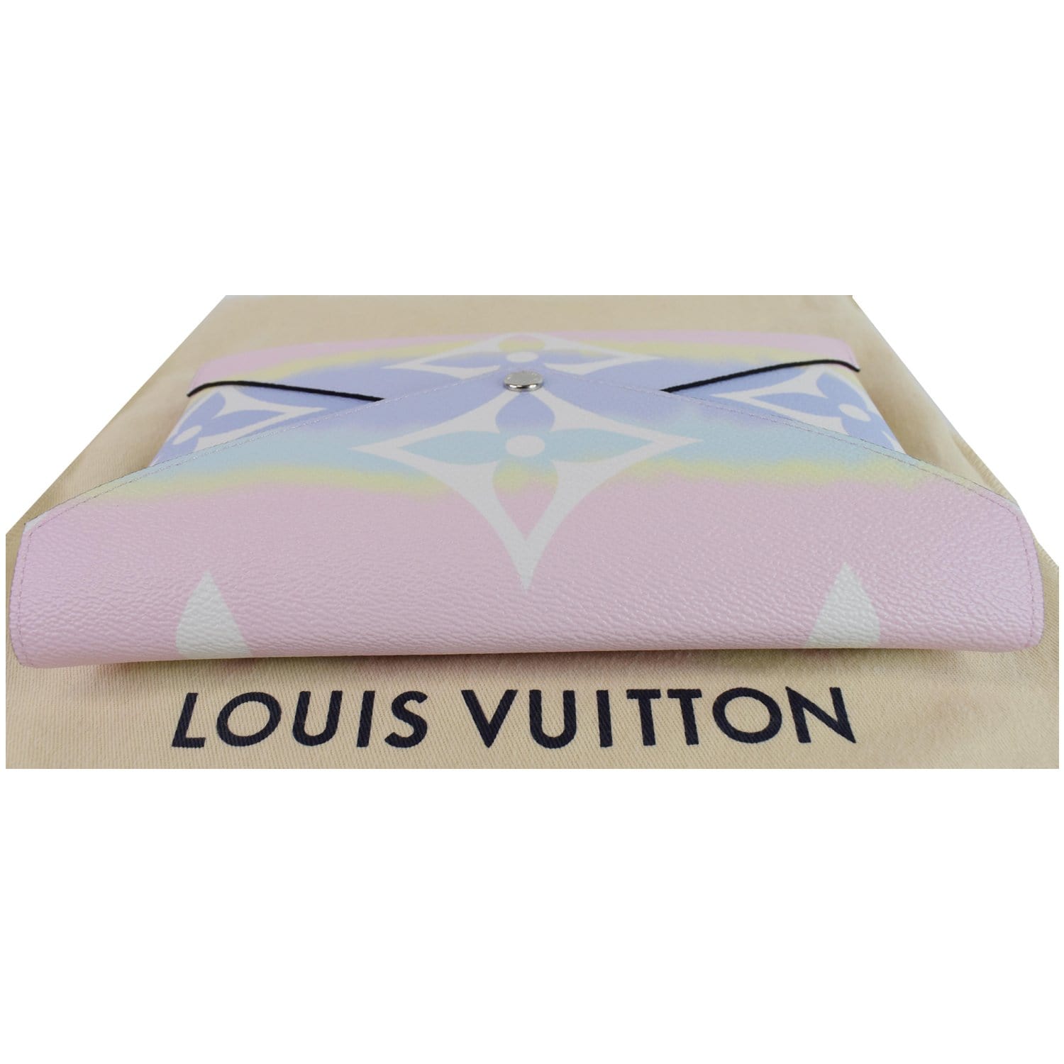Authentic Louis Vuitton Pastel Escale Giant Monogram Kirigami Pochette