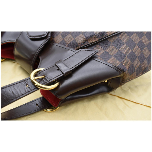 LOUIS VUITTON Sistina GM Damier Ebene Shoulder Bag Brown