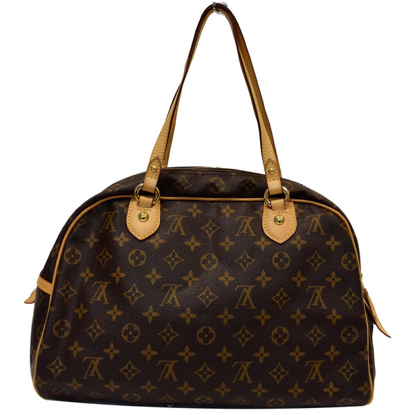 LOUIS VUITTON Montorgueil GM Monogram Canvas Shoulder Bag Brown