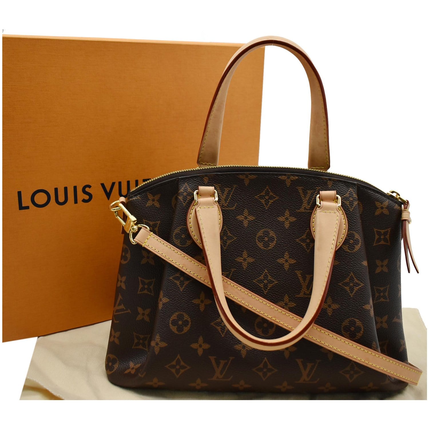 Louis Vuitton, Bags, Louis Vuitton Rivoli Pm Monogram Canvas Shoulder Bag  Brown