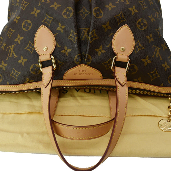 LOUIS VUITTON Palermo PM Monogram Canvas Shoulder Bag Brown