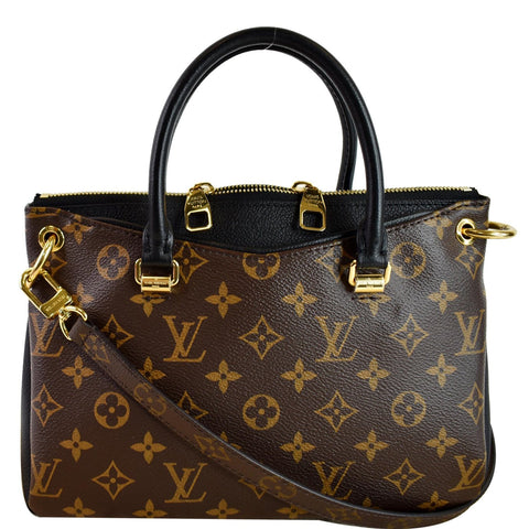 LOUIS VUITTON Pallas BB Monogram Canvas Shoulder Crossbody Bag Brown